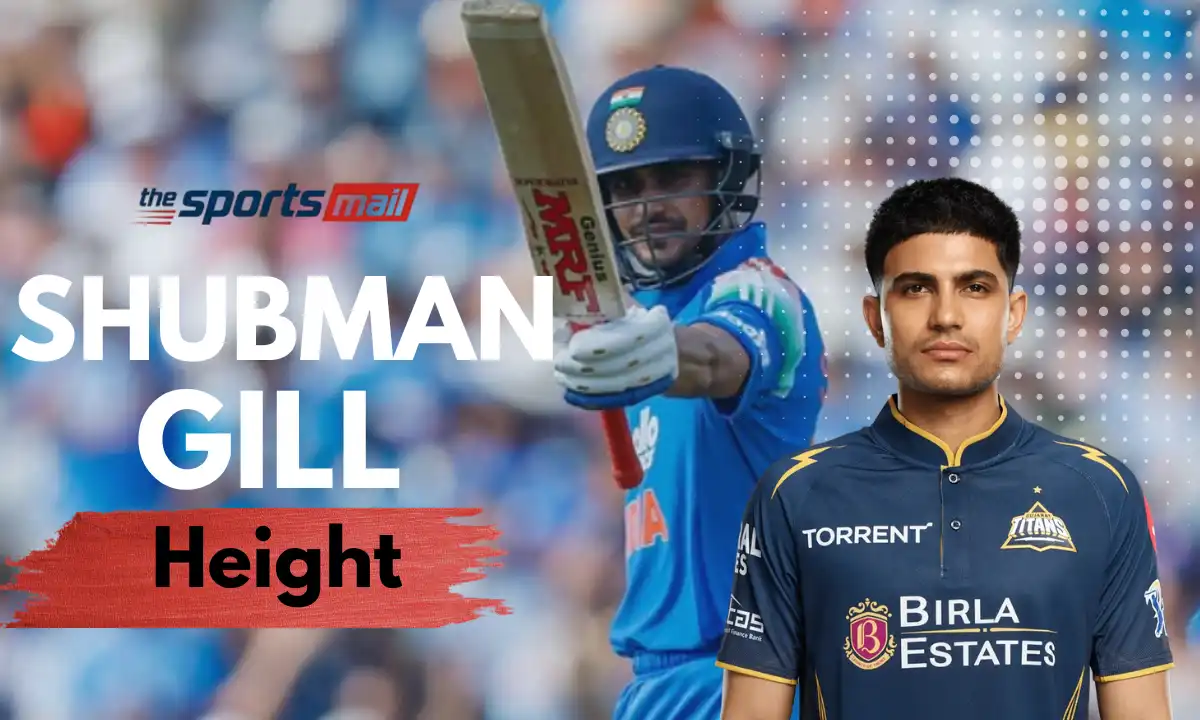 Shubman Gill Height