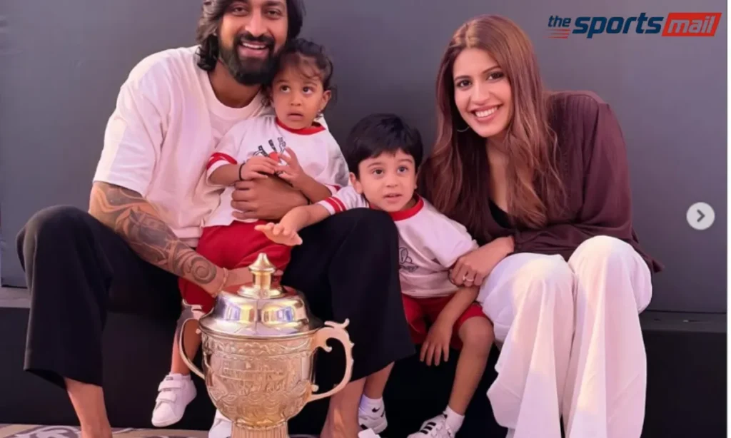 Pankhuri & Krunal Pandya childrens